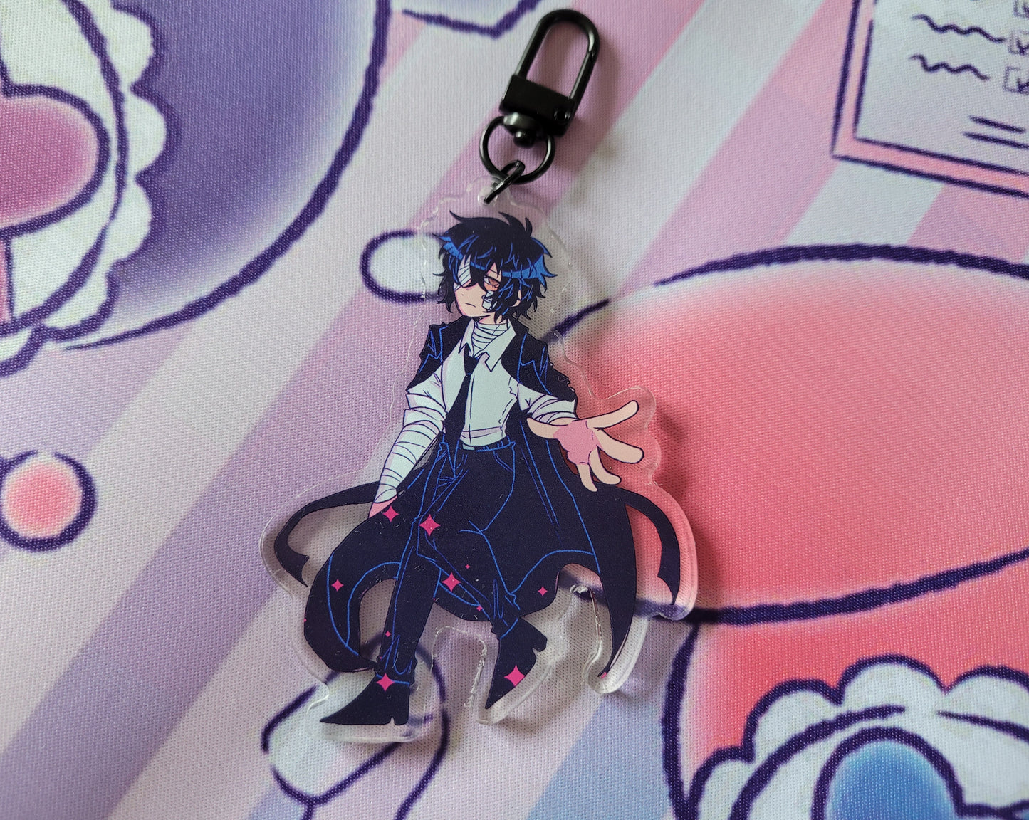 bungo stray dogs acrylic keychain