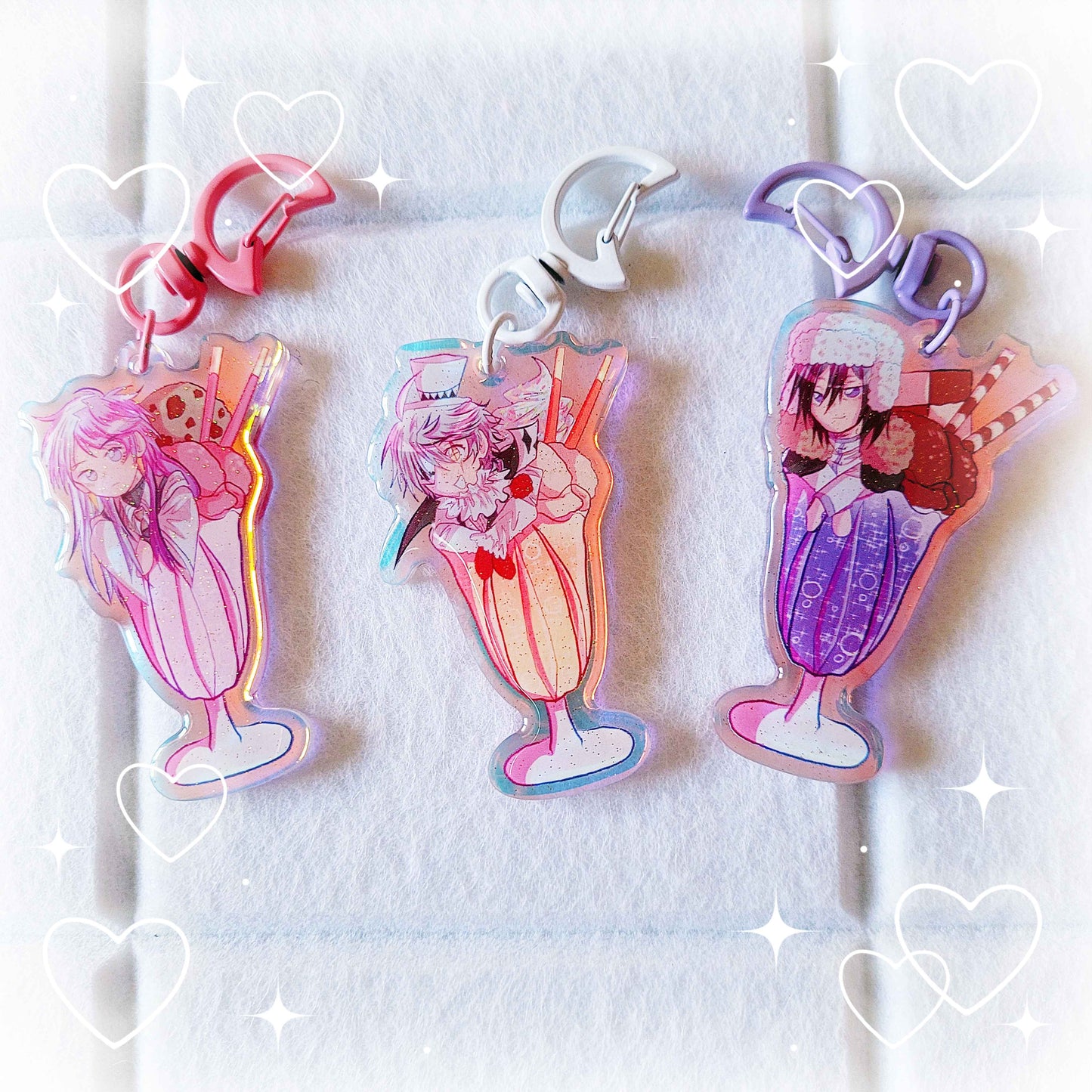 decay of angels keychains