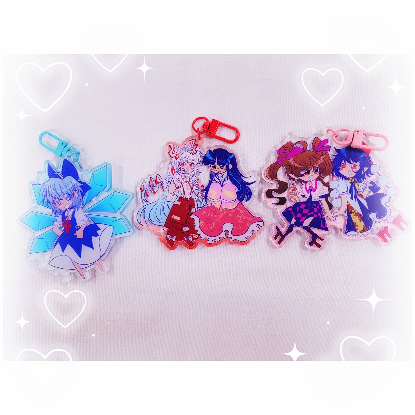 touhou acrylic keychains