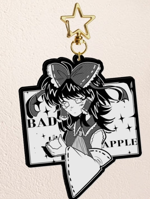 touhou acrylic keychains