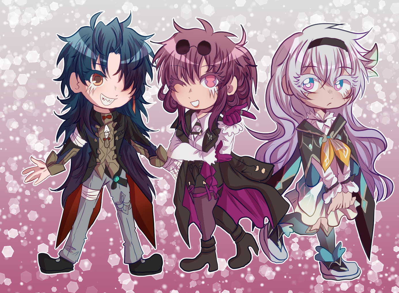 honkai star rail acrylic keychains