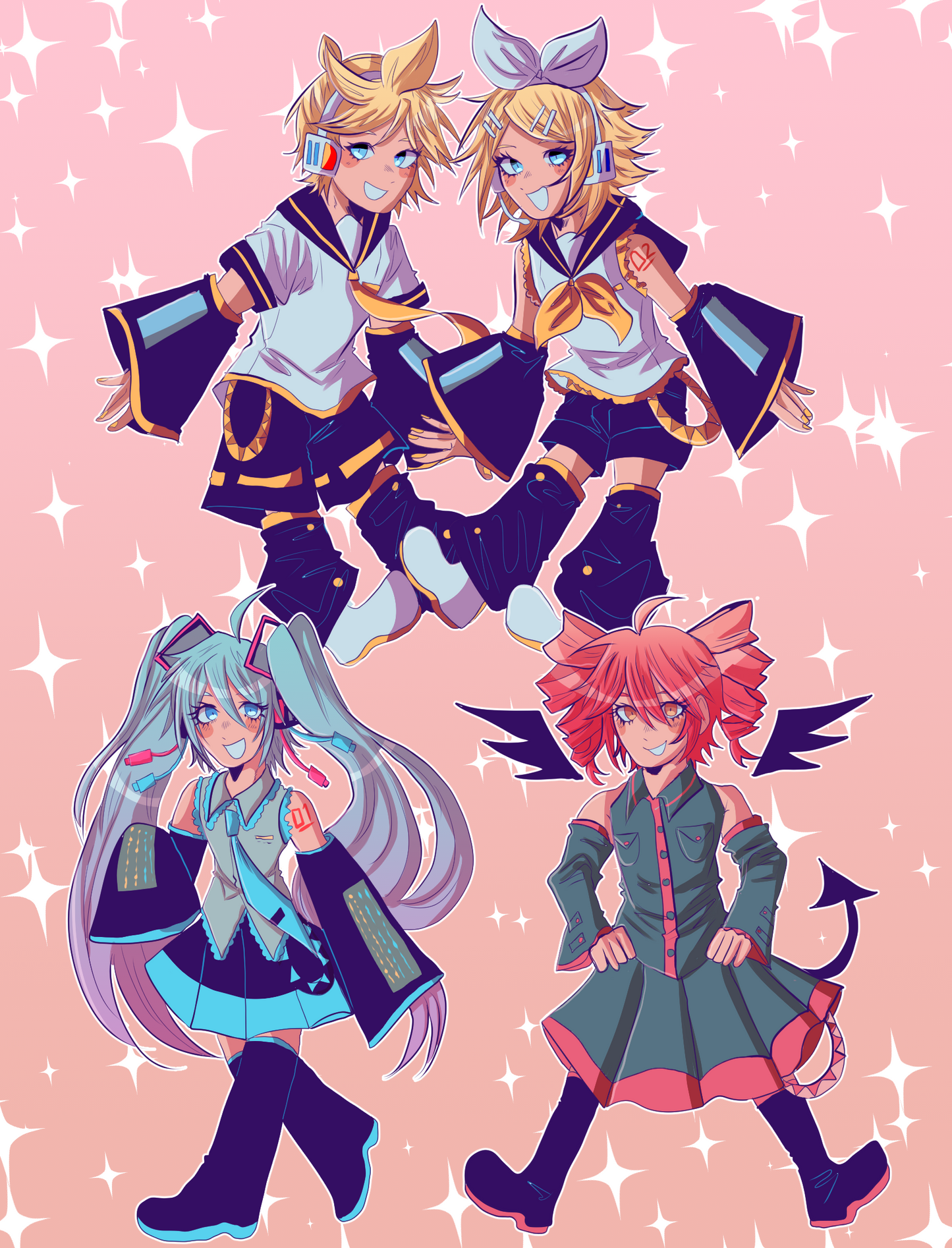 vocaloid/synthv/utau acrylic keychains