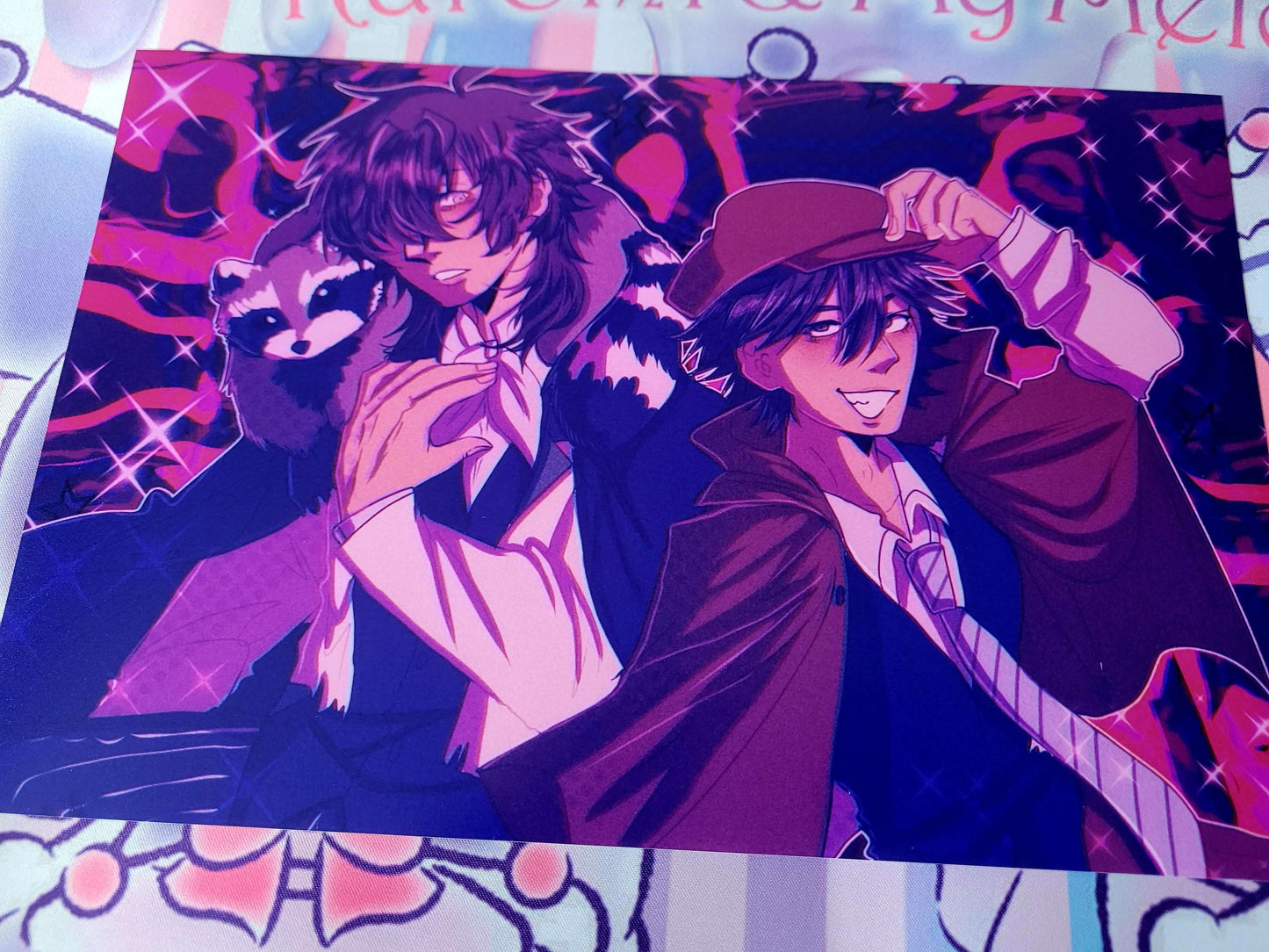 Ranpo and Poe Bungo Stray Dogs print