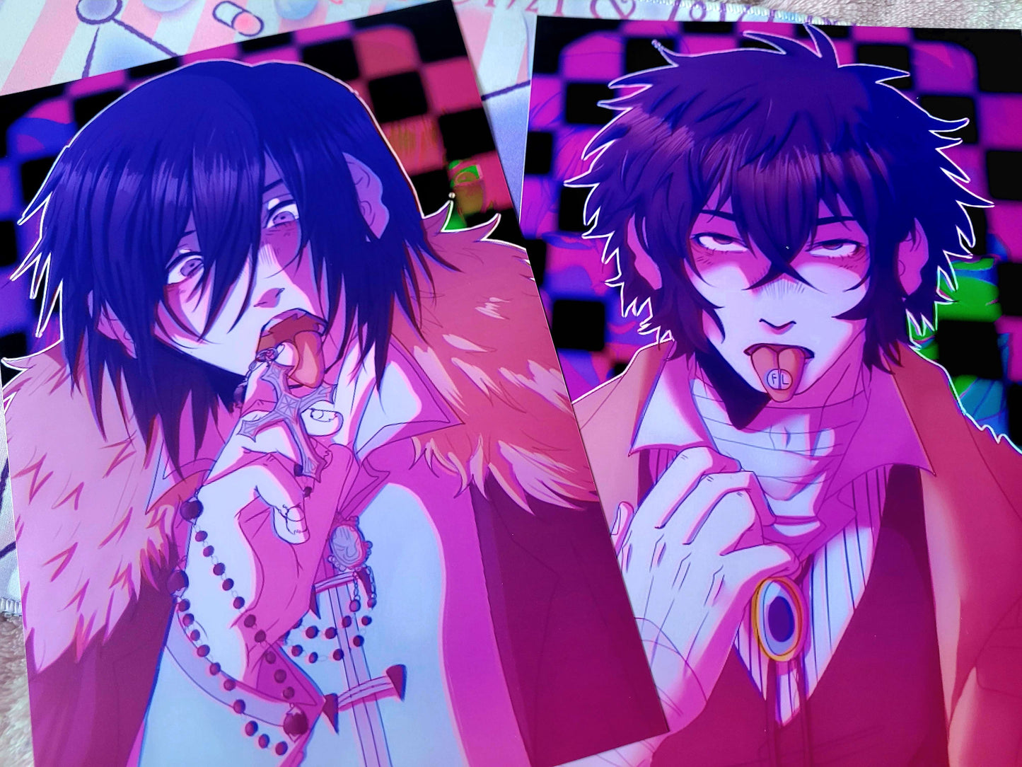 Dazai and Fyodor Bungo Stray Dogs prints