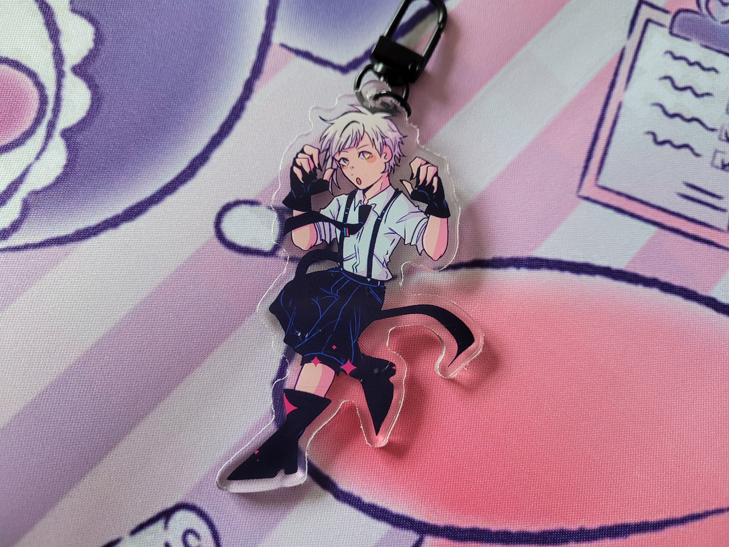 bungo stray dogs acrylic keychain
