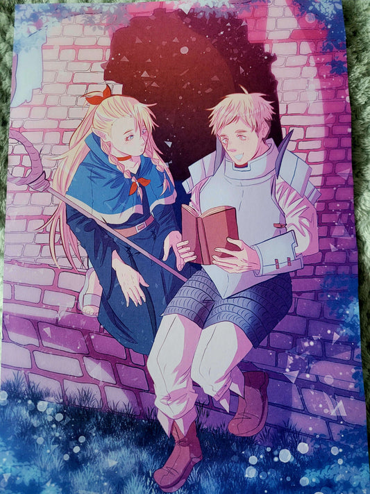 Laios and Marcille Dungeon Meshi Print