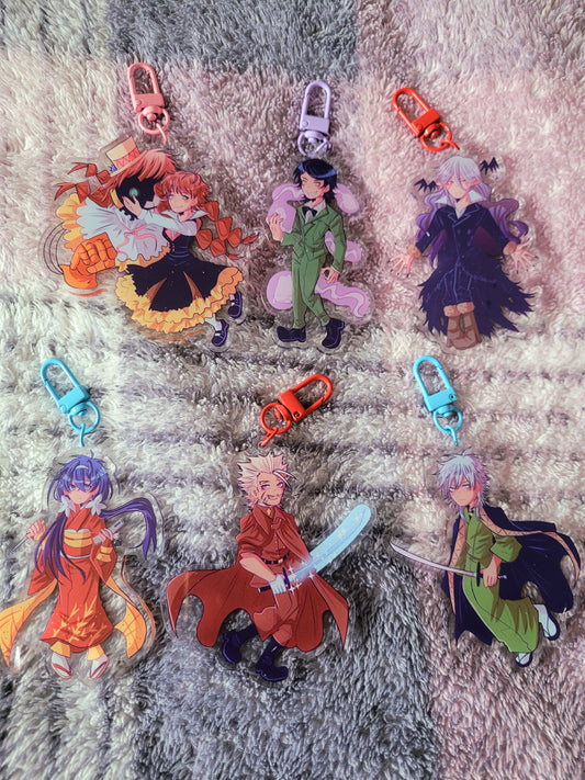 bungo stray dogs acrylic keychains
