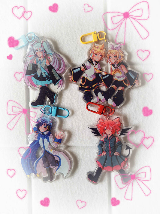 vocaloid/synthv/utau acrylic keychains