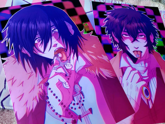 Dazai and Fyodor Bungo Stray Dogs prints