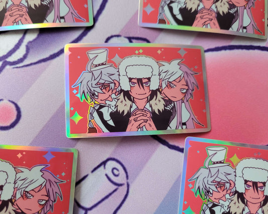 decay of angels holographic sticker